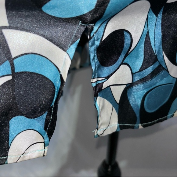 Y2K Notations Psychedelic Rock Black, White Top Size XL Bohemian - Picture 6 of 10